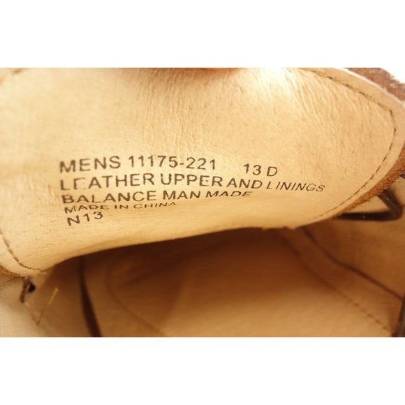 Florsheim Brown Leather Split Toe Lace Up Oxfords Shoes Men\'s 13 D main image 9